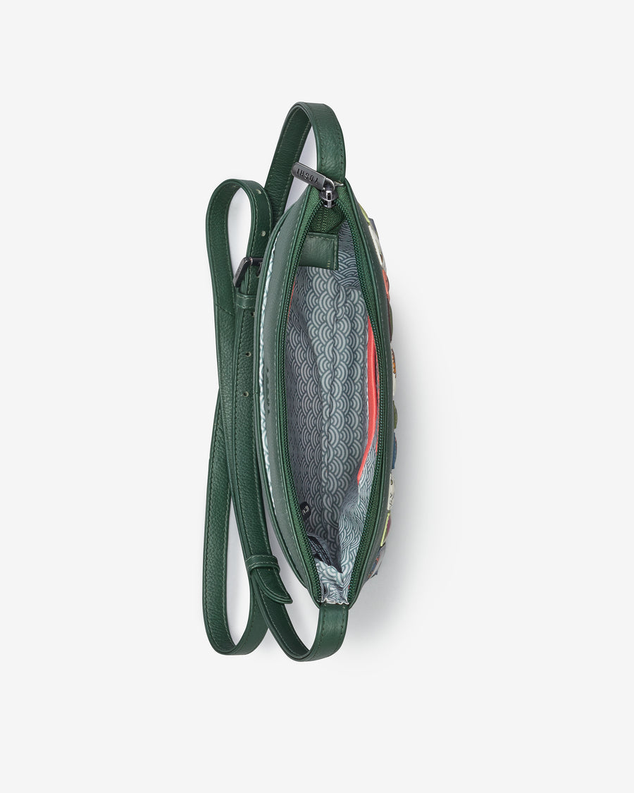 Yoshi Green Fingers Bookworm Leather Cross Body Bag - Image 2