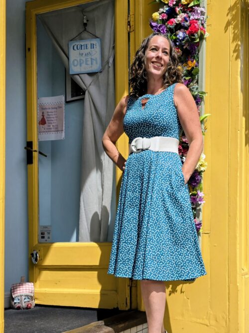 La Rosa Dotty swing dress