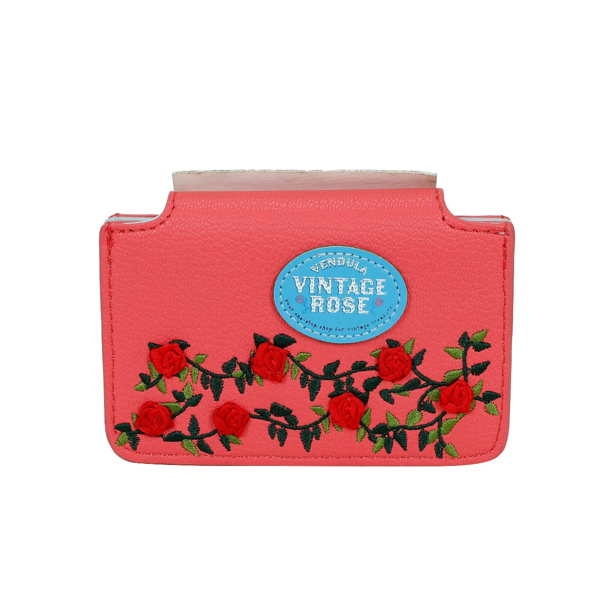 Vendula Vintage Rose Typewriter Accordion Card Wallet - Image 5