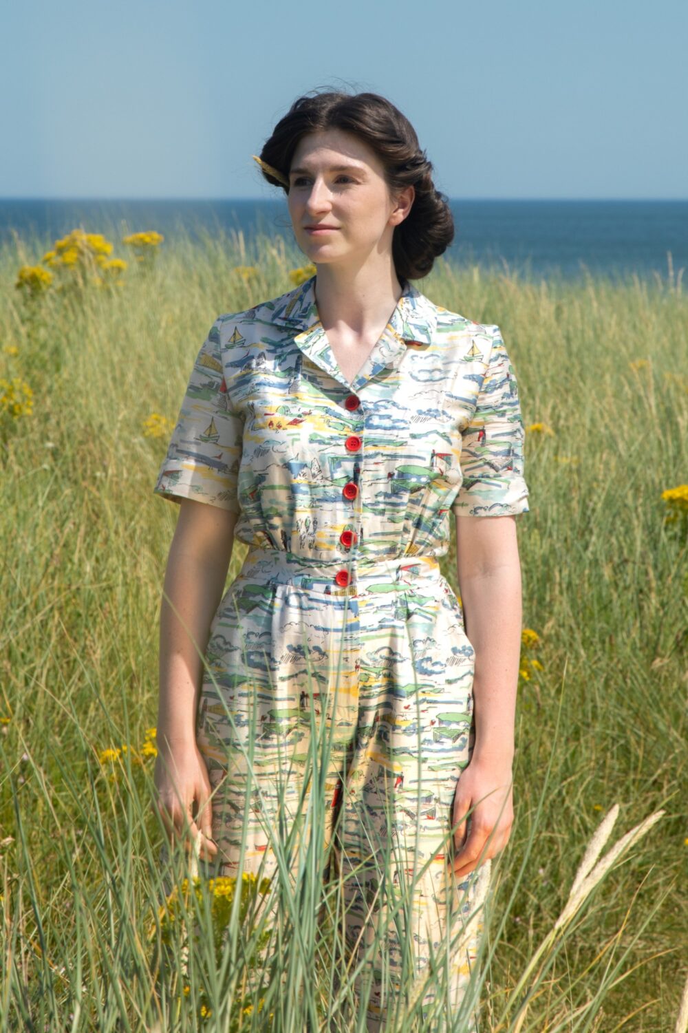 Francesca jumpsuit- Ivory lighthouse by Palava Folk - Image 3