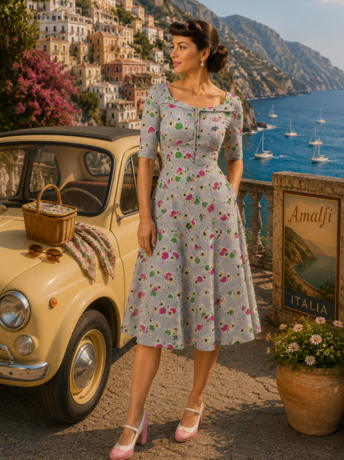 Daisy Bubble 1940s day dress