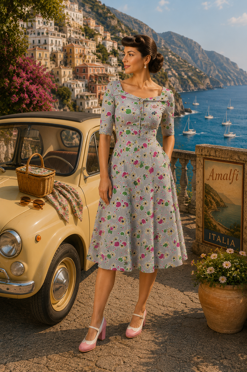 Daisy Bubble 1940s day dress