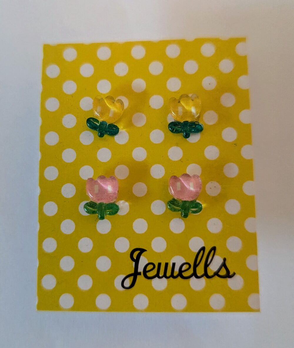 Pair of Tulip Flower Earrings - Image 4