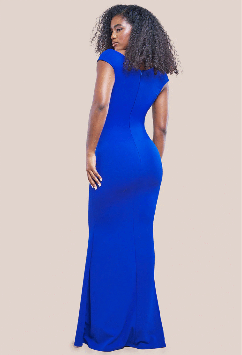 Rita evening dress in Royal Blue - Image 2