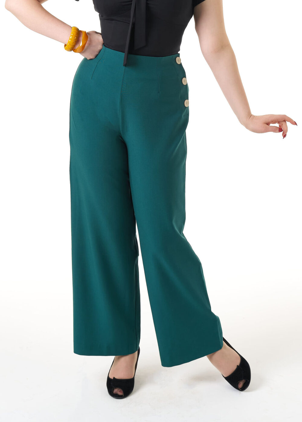 Josephine Teal Swing Pants