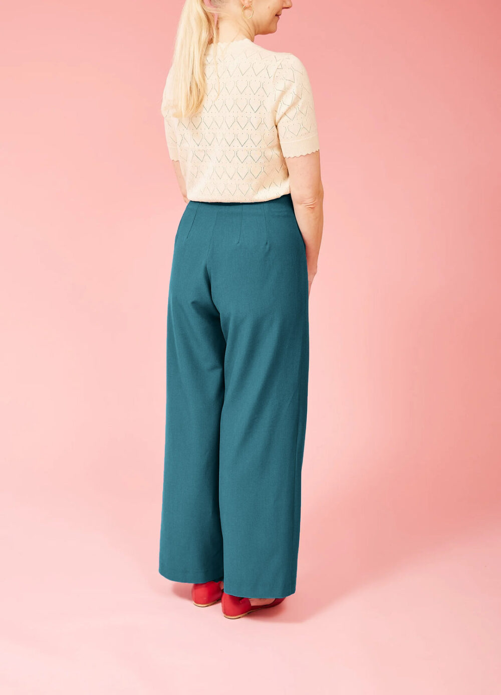 Josephine Teal Swing Pants - Image 4