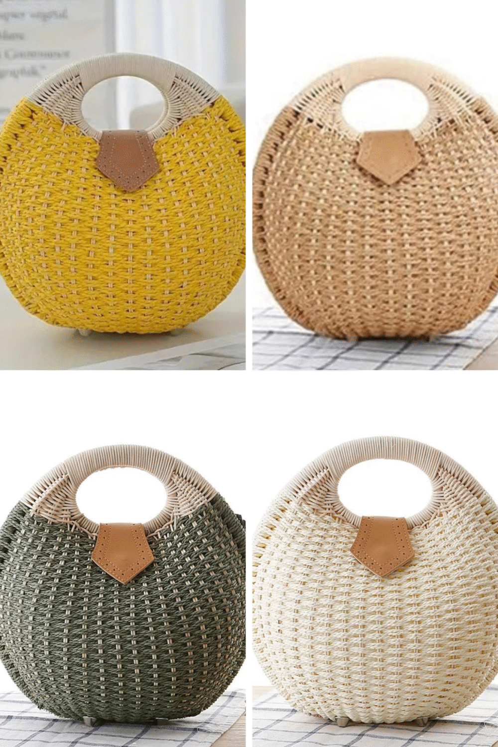 1950's style wicker bag
