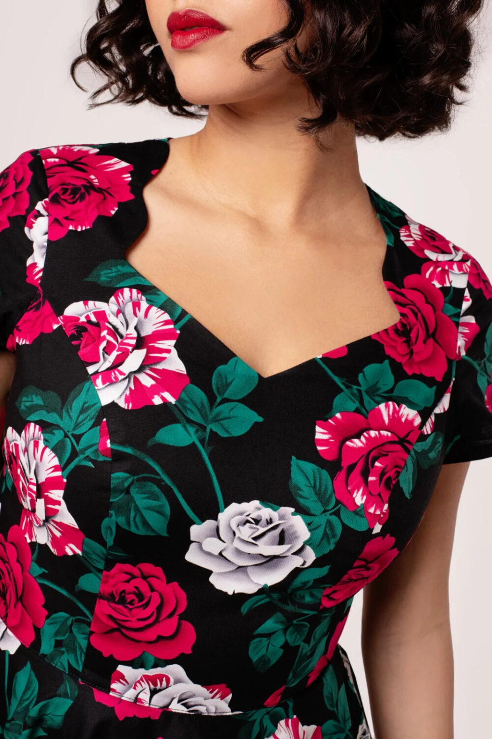 Paint me Roses swing dress - Image 4