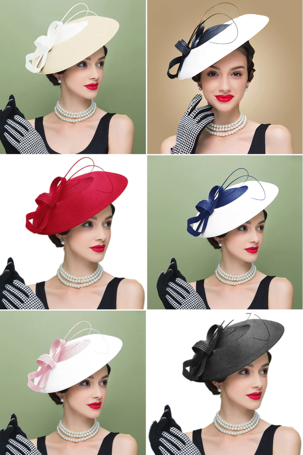 Vintage style tilt hat