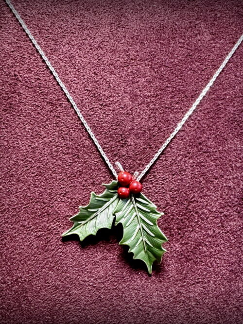 Holly silver plated necklace by Alexander Thurlow