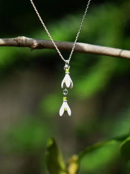 Snowdrop necklace by Alexander Thurlow