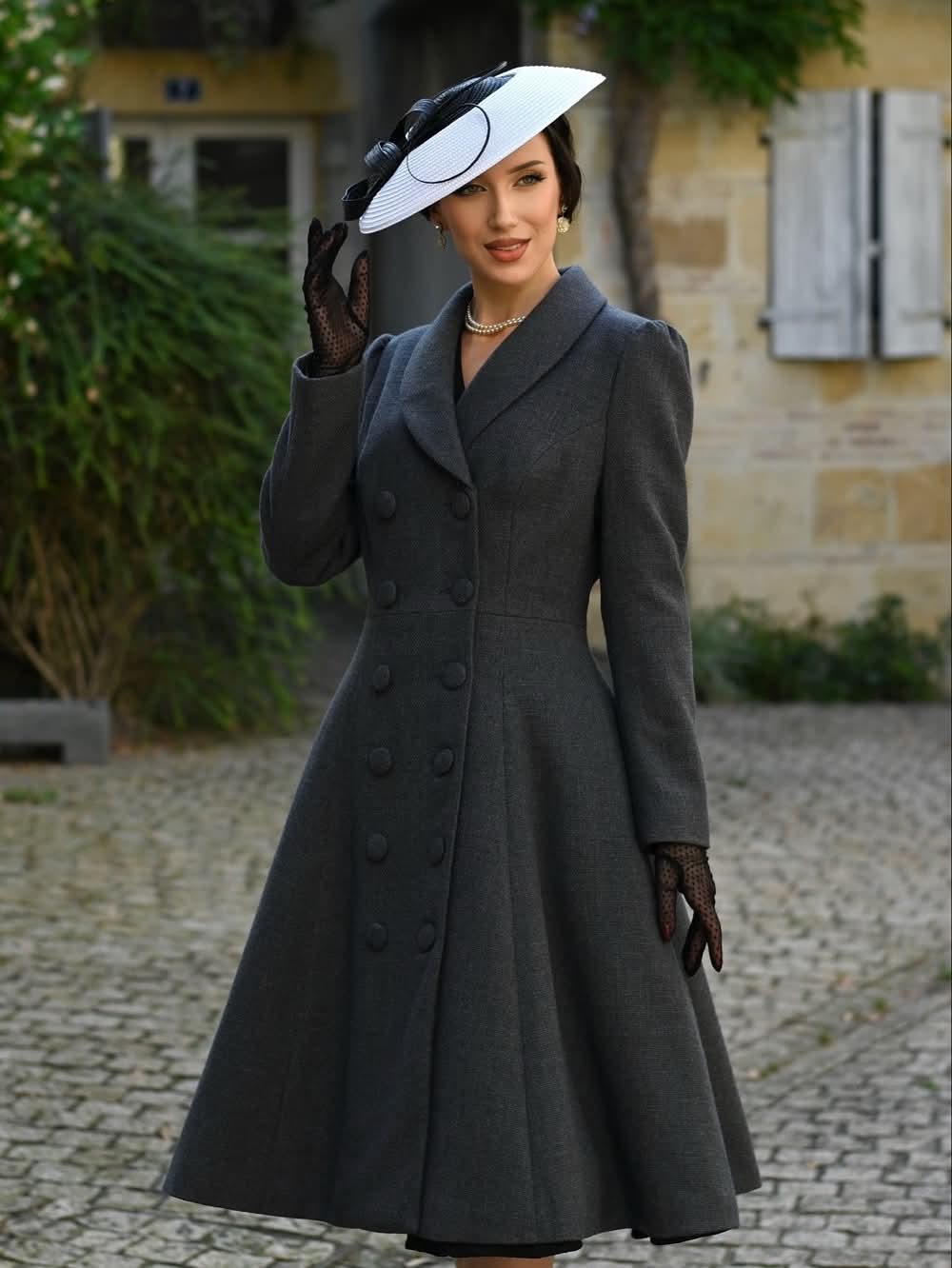 Gracie Grey swing coat - Image 5