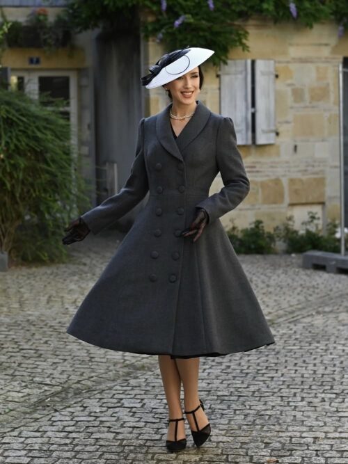 Gracie Grey swing coat