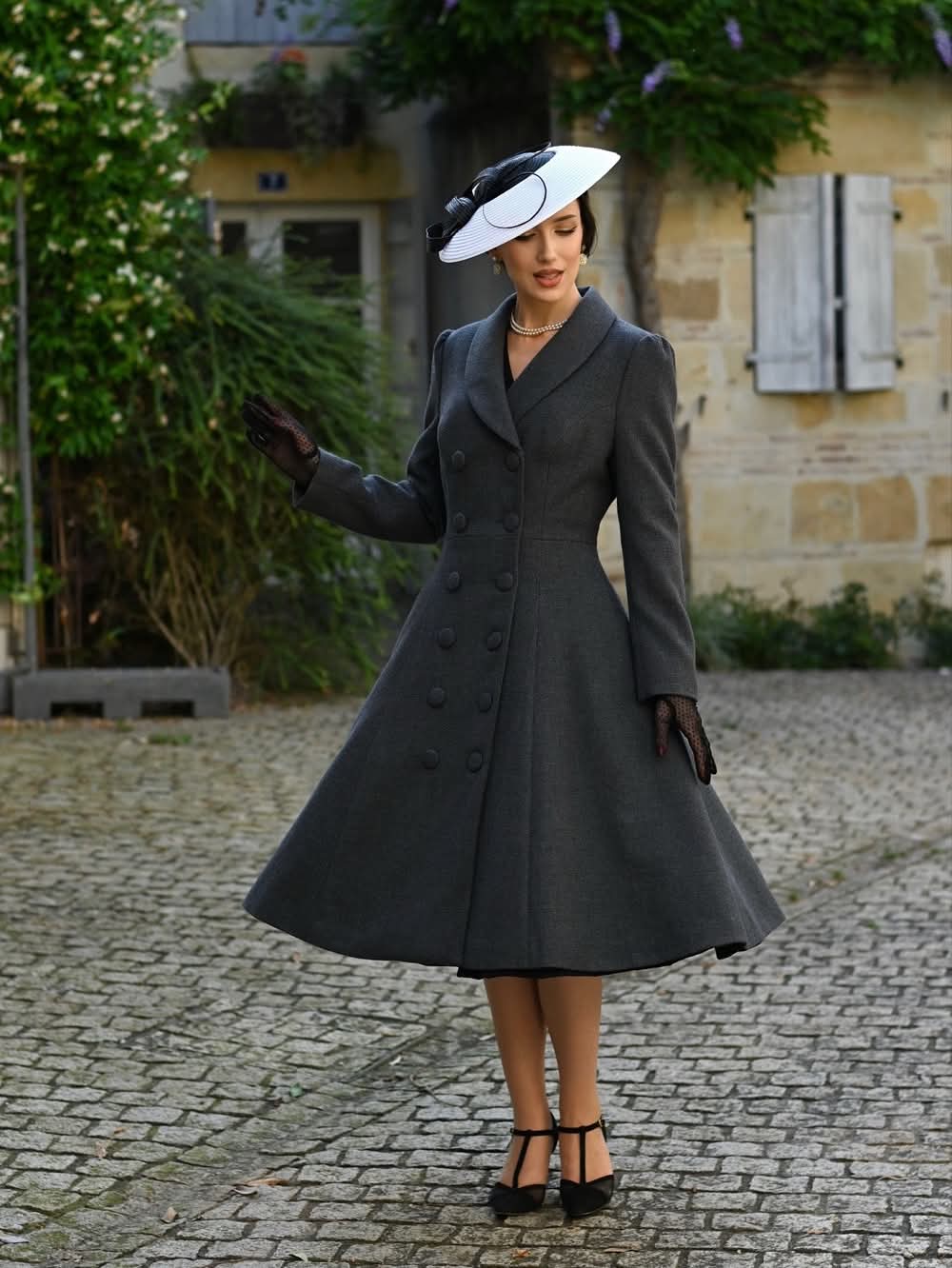 Gracie Grey swing coat - Image 6