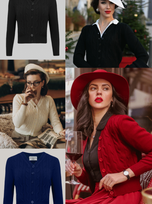 Cable Knit Cardigan by Seamstress of Bloomsbury