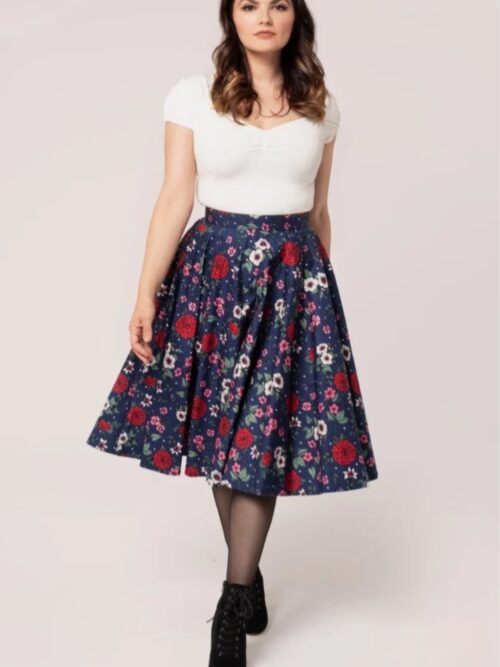 Camellia Swing Skirt