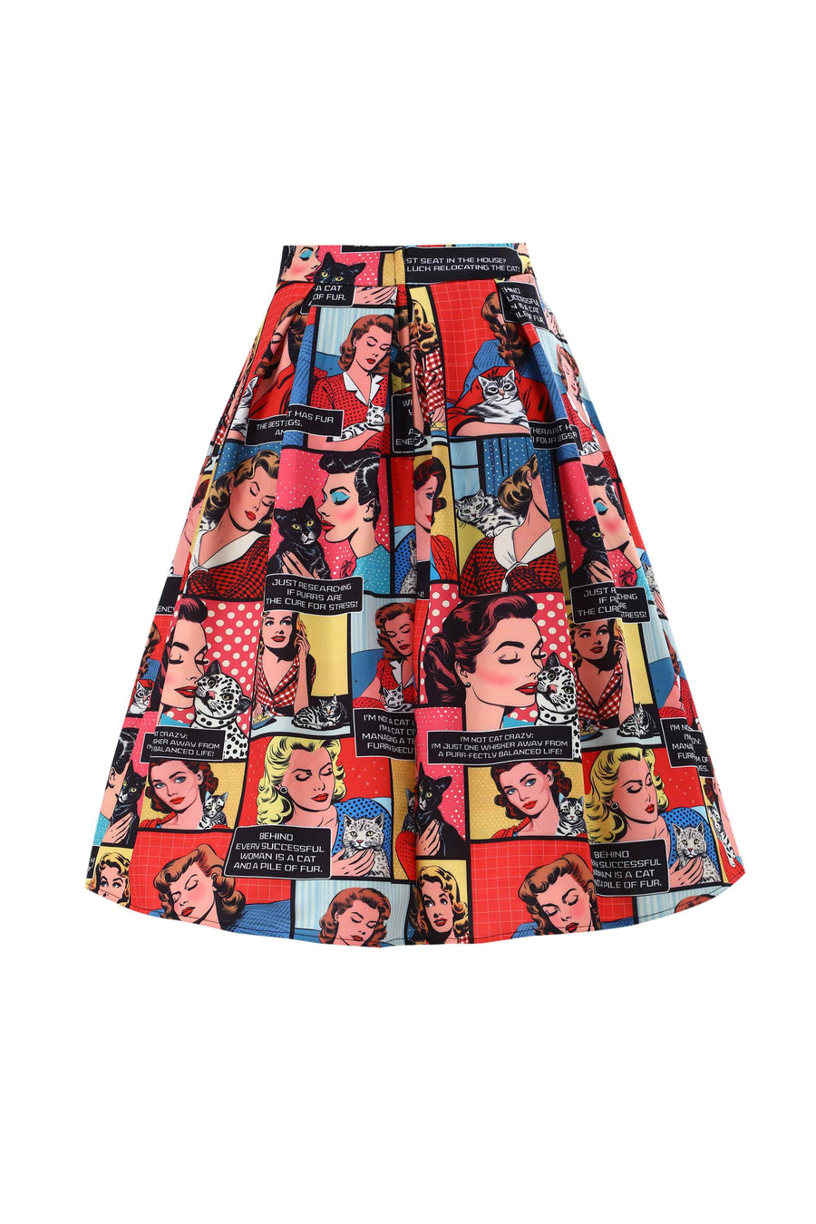 Cat Lover Comic skirt - Image 3