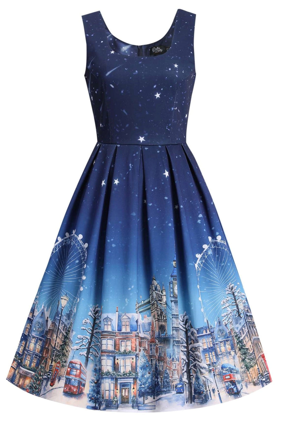 London at Christmas dress