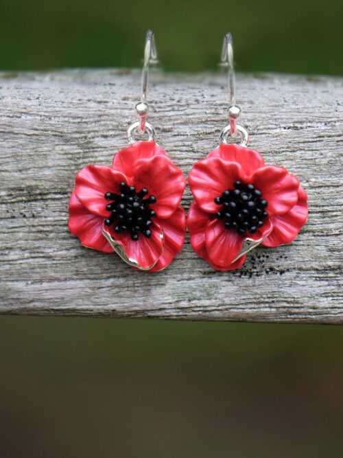Poppy earrings by Alexander Thurlow