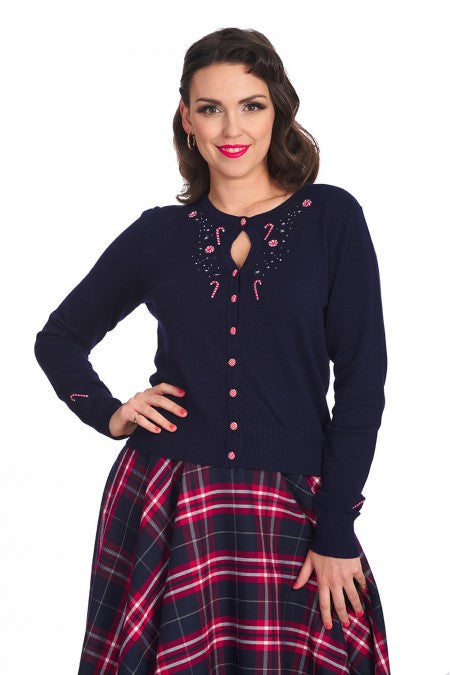 Candy cane Christmas Cardigan - Image 2