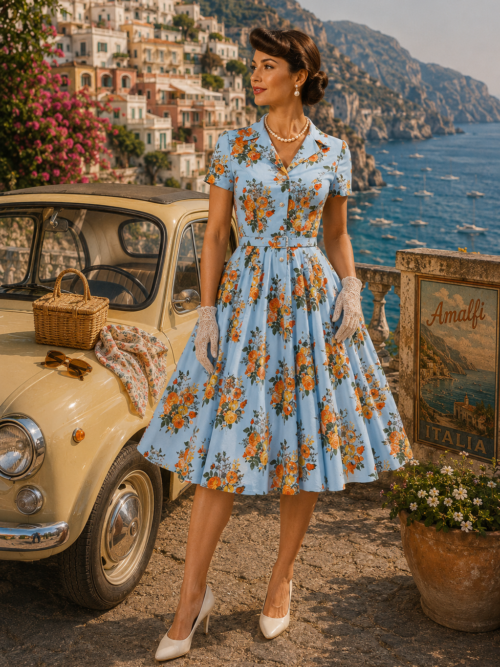 Hallie swing dress