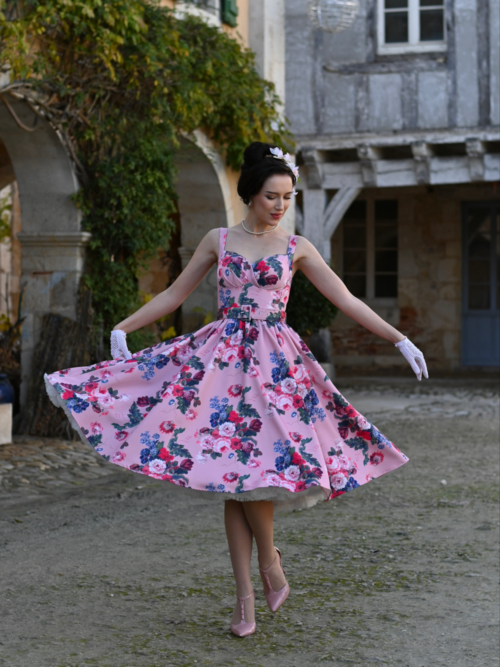 Rosabelle Bloom 1950's Swing dress
