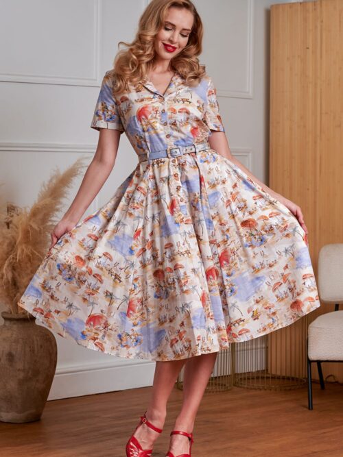 Bella Retro Beach Dress