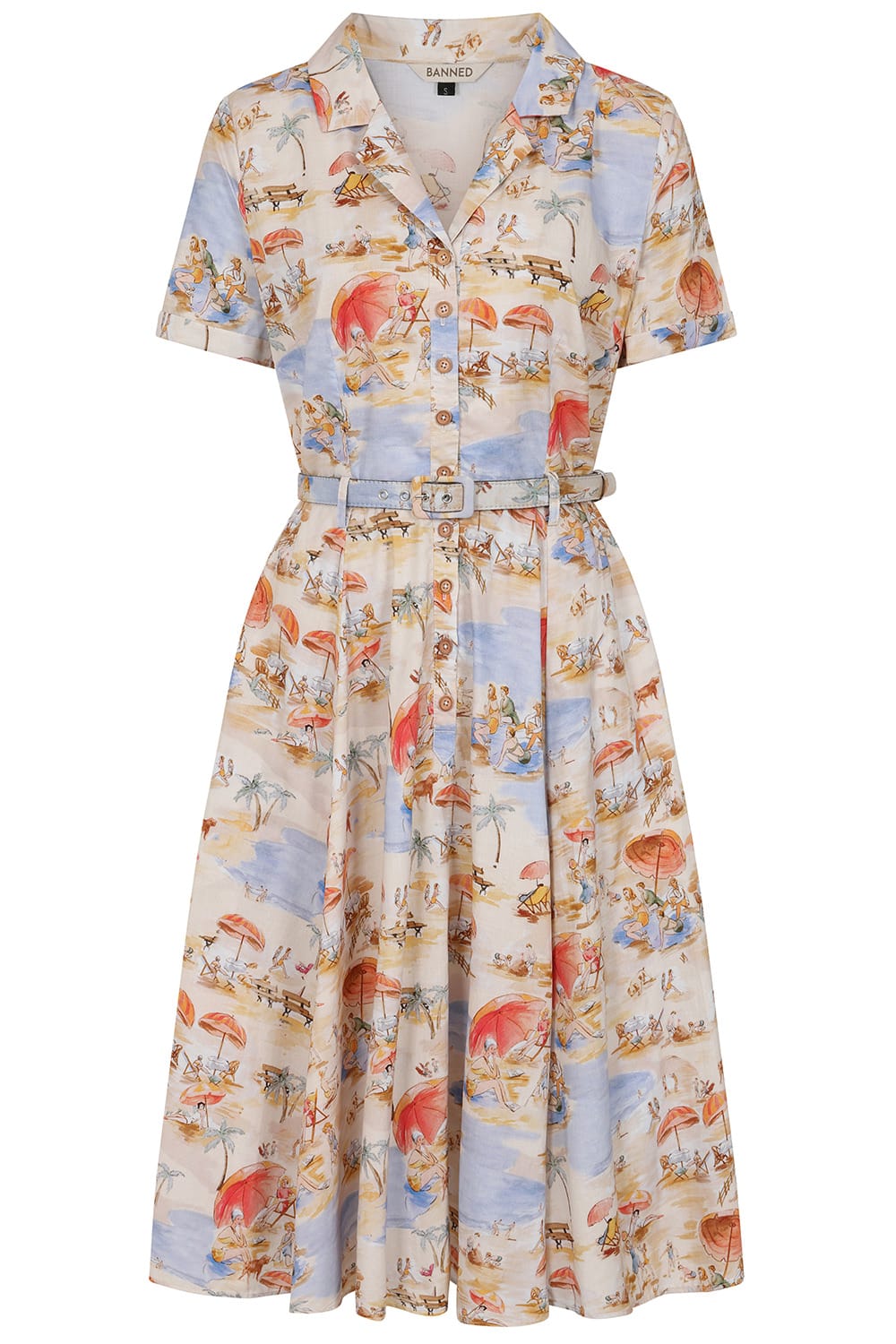 Bella Retro Beach Dress - Image 5