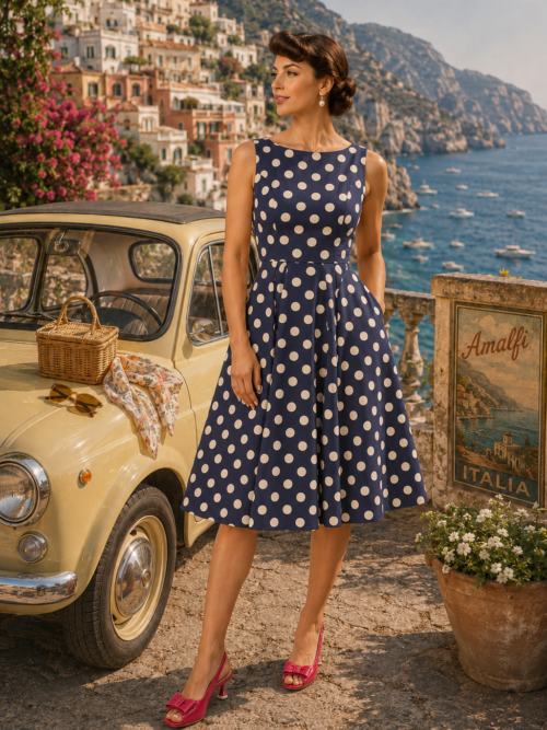 Mia polka dot dress