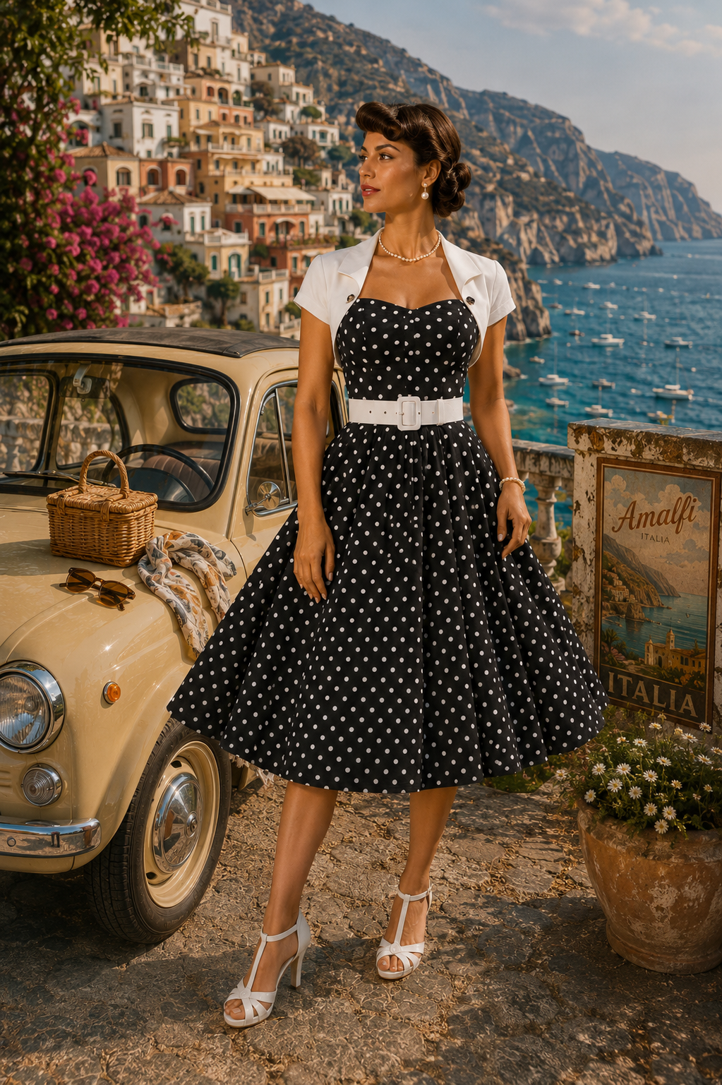 Jenna-May-Lou dress & bolero jacket by Miss Candyfloss