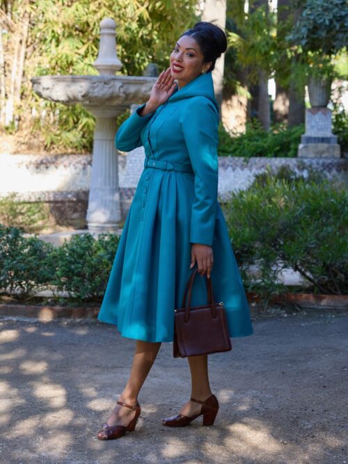 Lorin-Tiffany water-repellent swing Coat by Miss Candyfloss