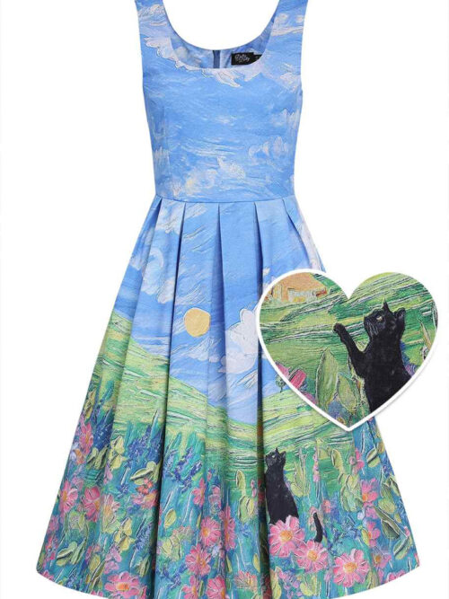 Van Gogh Day Dream Swing dress