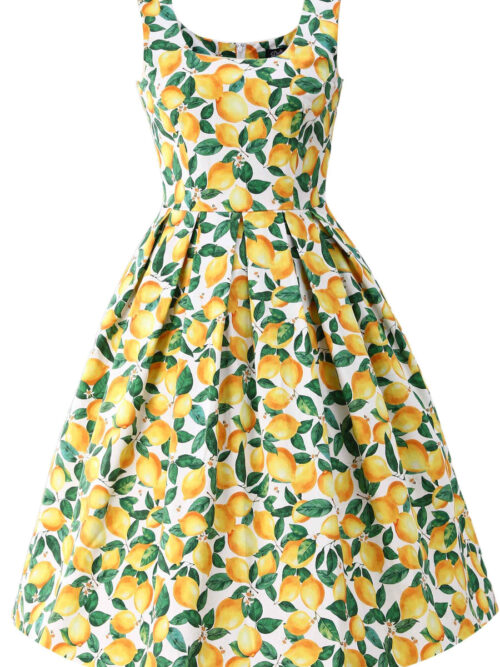 When Life gives you Lemons Swing dress