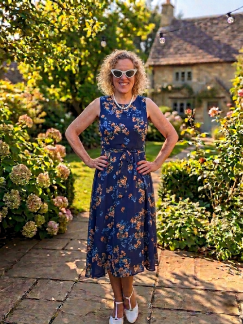 Daisy day dream dress in blue