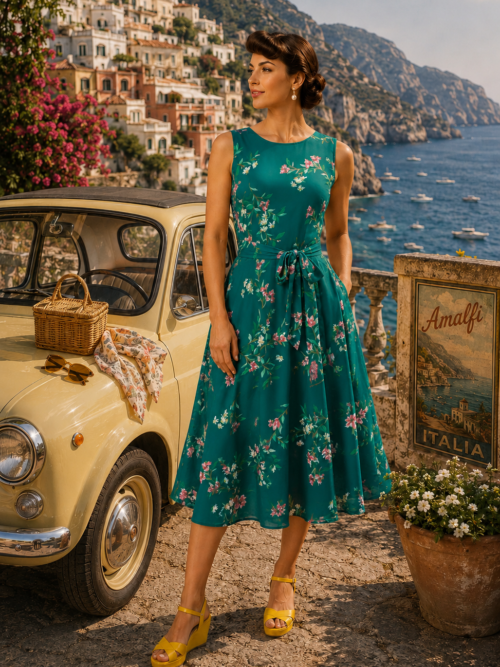 Daisy day dream dress in Green