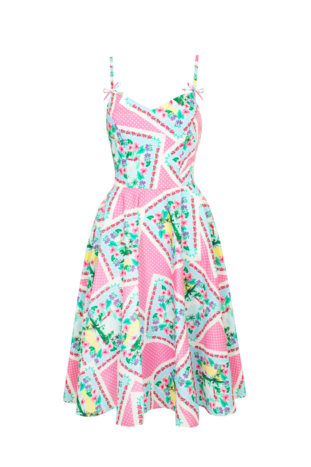 Dreamland Flamingo Swing Dress - Image 3