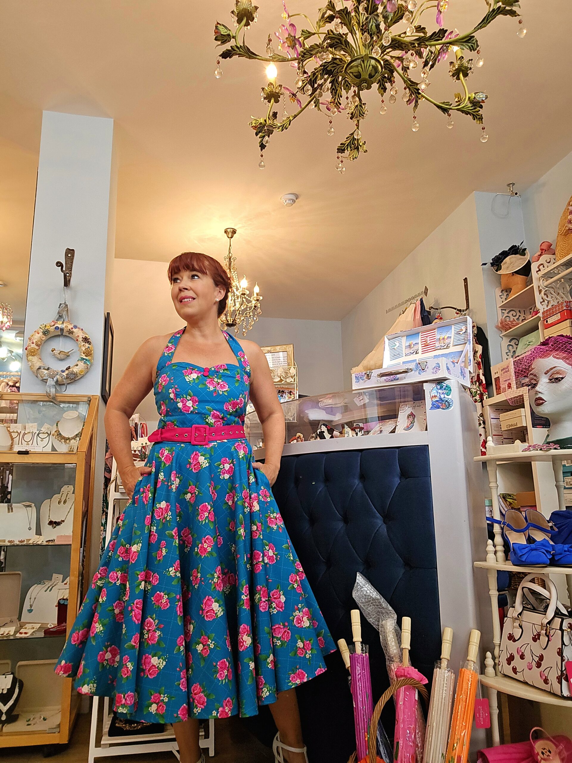 Ring a Roses halterneck swing dress - Image 6