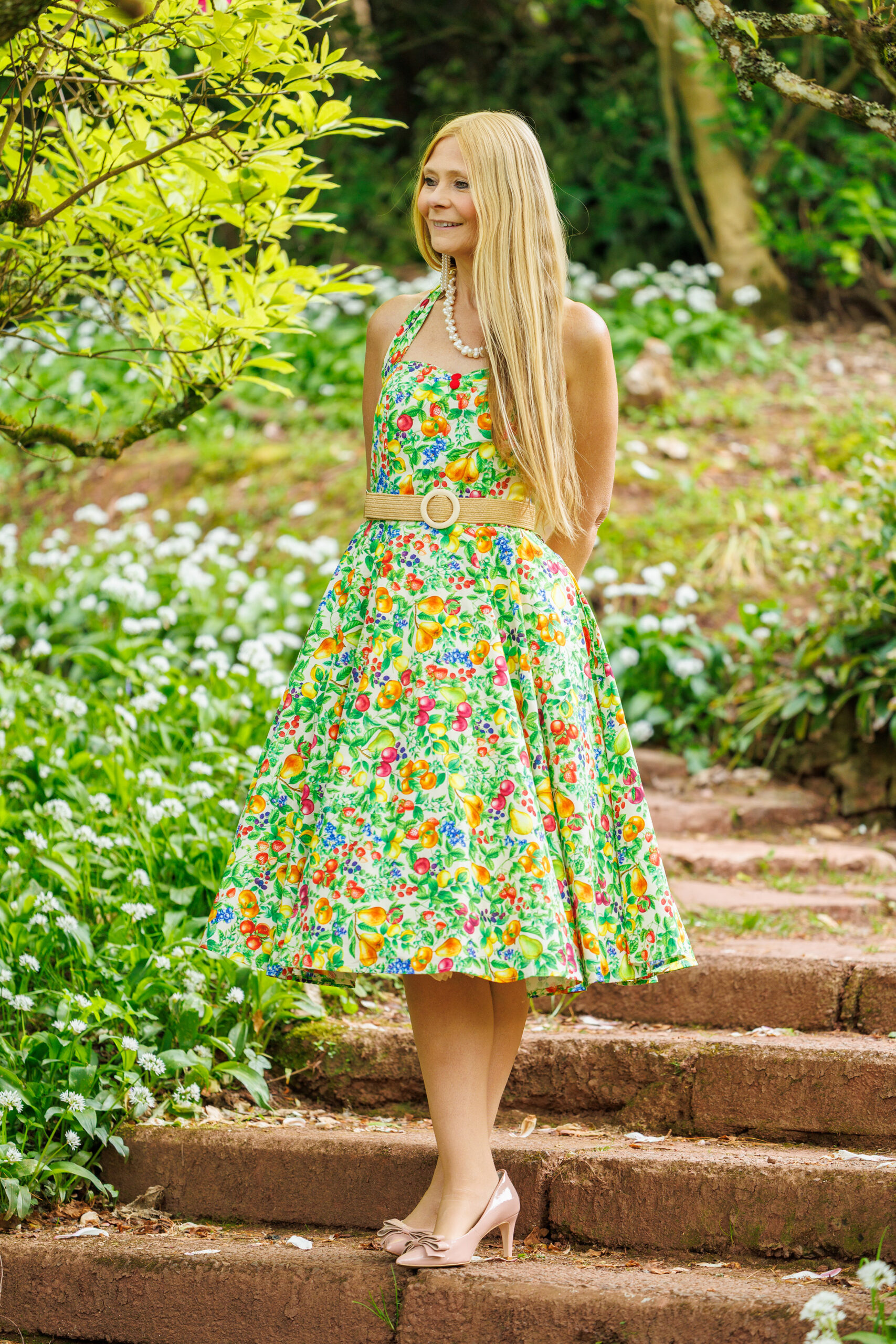 Feeling Fruity halterneck swing dress - Image 10