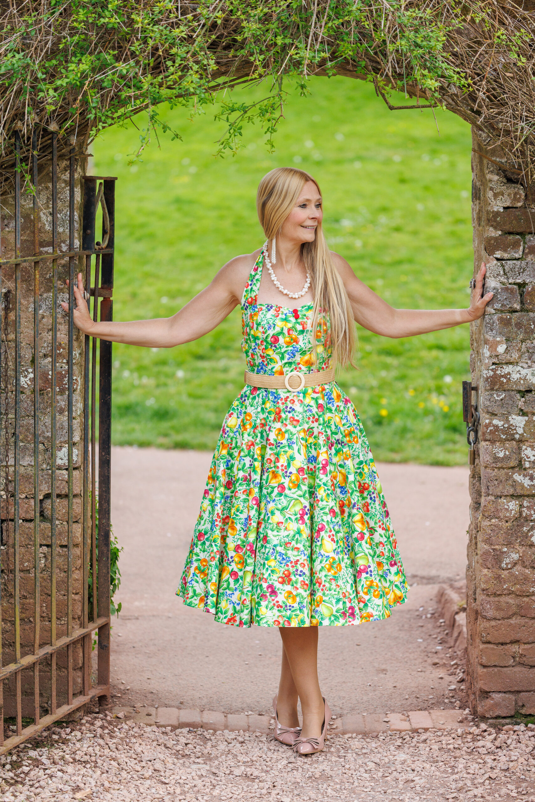 Feeling Fruity halterneck swing dress - Image 9