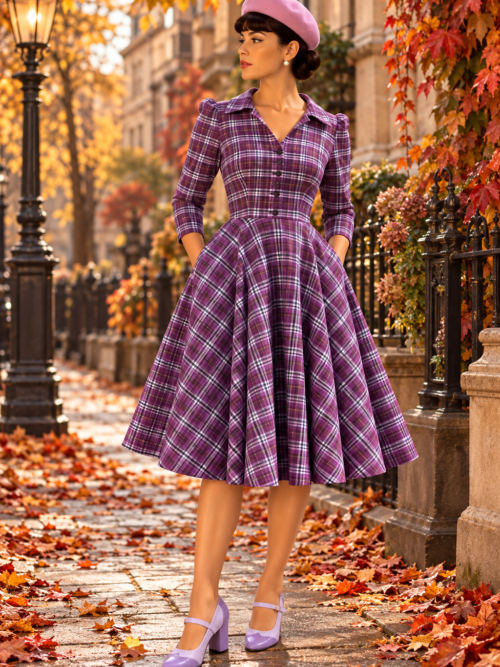 Lola Tartan swing dress