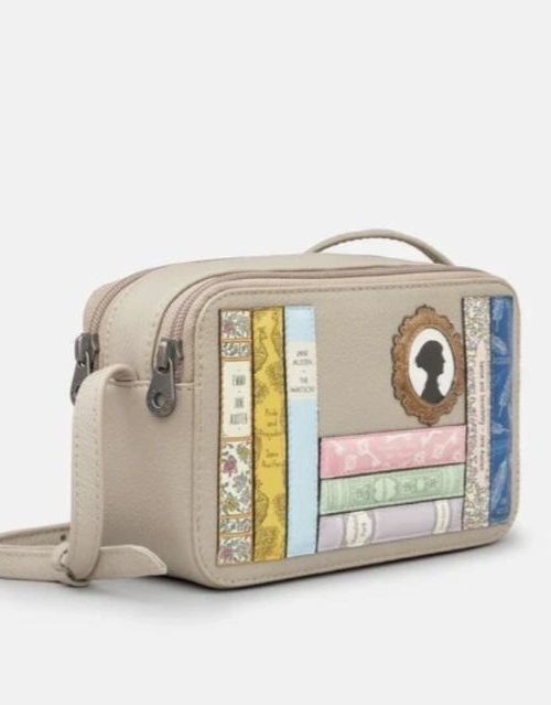 Yoshi Jane Austen Bookworm porter cross body handbag