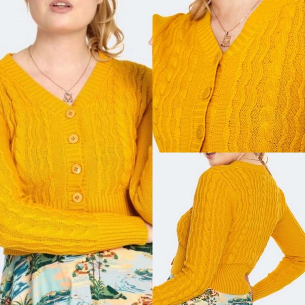 Julia Cable knit cardigan