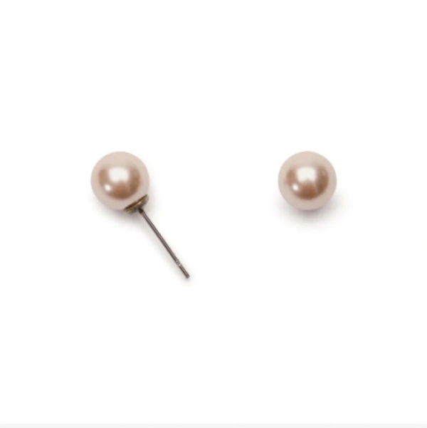 Vintage Style Pearl Stud Earrings