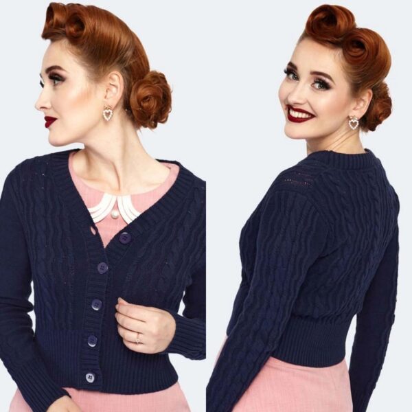 Julia Cable knit cardigan