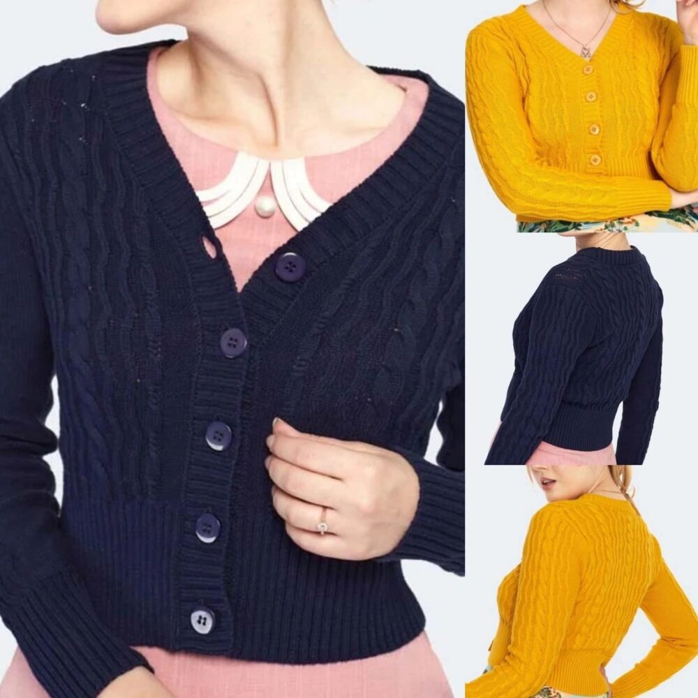 Julia Cable knit cardigan