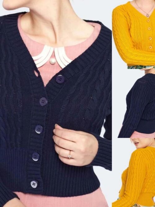 Julia Cable knit cardigan