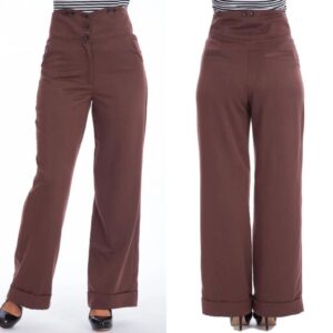 Vera Swing Trousers in Brown
