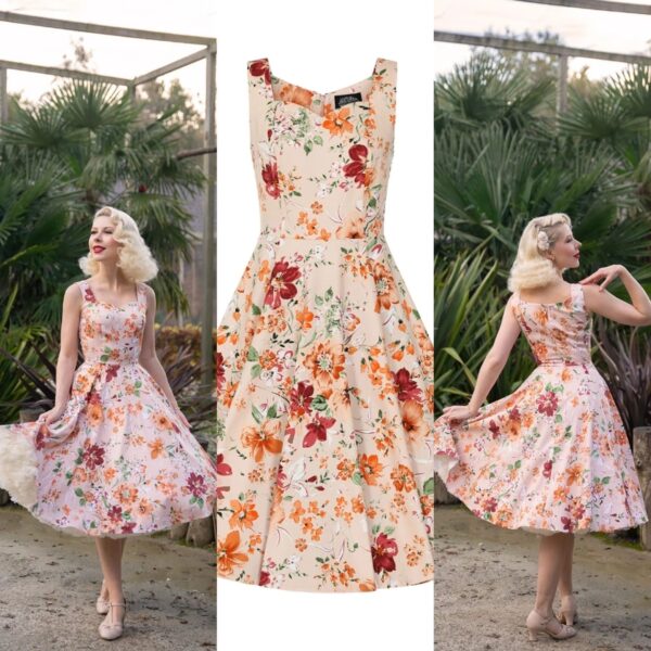 Ariana Floral swing dress
