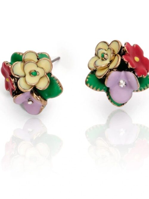 Frida flower cluster studs