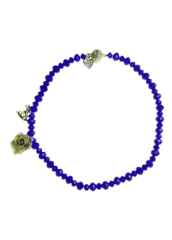 Rosie Fox Cobalt blue crystal necklace